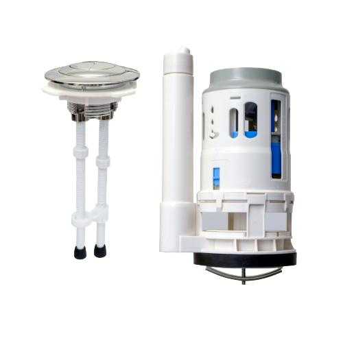 SIFON VALV DESCARGA 3" COFLEX SISTEMA DUAL P/BOTON EN TAPA WC UNA PIEZA