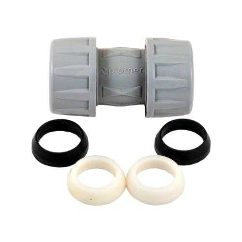 COPLE DRESSER PVC PLOMER P/ 1/2 Y 3/4